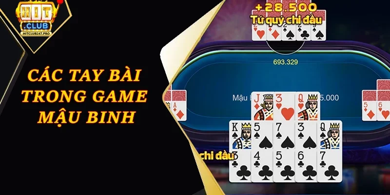 Cách Chơi Bài Mậu Binh – Chi Tiết Từ A - Z Tại Hitclub 2 Các tay bài trong game Mậu Binh