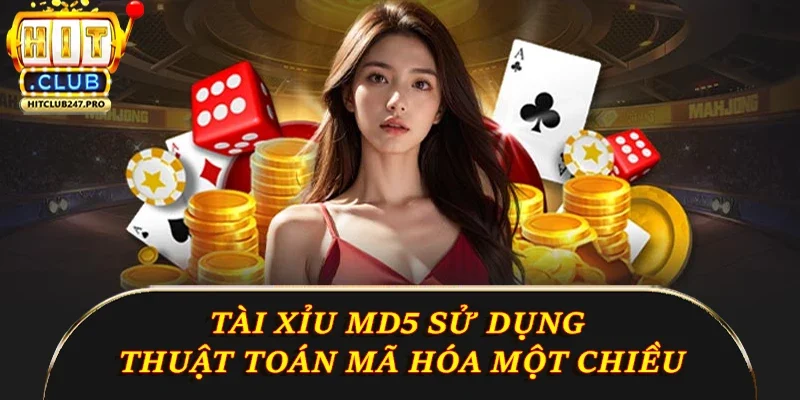 Tài Xỉu MD5: Cùng Hitclub Vén Màn Bí Mật Đằng Sau 1 Tài xỉu MD5 sử dụng thuật toán mã hóa một chiều